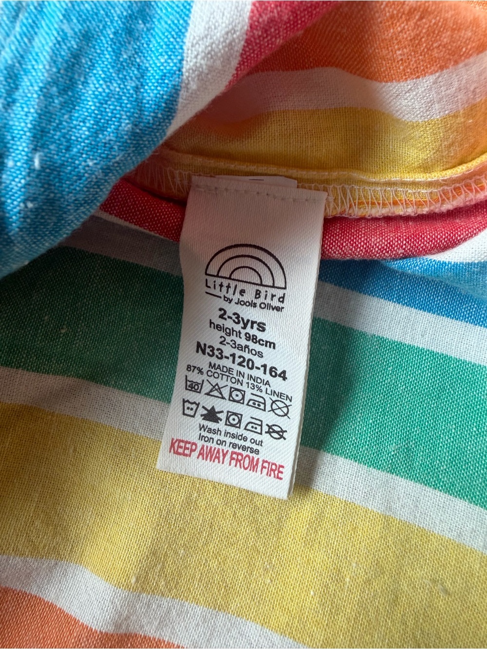 Little Bird NWT HTF Rainbow Dress - Picture 9 of 14